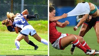 Disrespectful amp Dirty Plays in WOMENs Football [upl. by Dareen270]