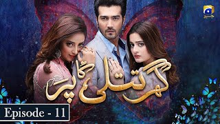 Ghar Titli Ka Par Episode 11  Aiman Khan  Shahzad Sheikh  Har Pal Geo [upl. by Budding]