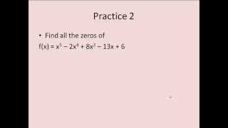 Using the Fundamental Theorem of Algebra [upl. by Carboni]