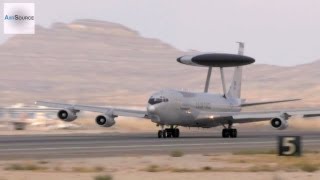 Boeing E3 Sentry AWACS in Action [upl. by Airres]