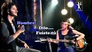 RICARDO ARJONA Y GABY MORENO  Fuiste tú Karaoke Sergio Productions [upl. by Ariew577]