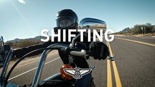 How To Shift a Motorcycle  HarleyDavidson Riding Academy [upl. by Cleopatra]