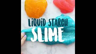 Liquid Starch Slime Recipe [upl. by Aileon]