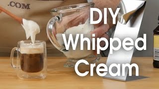 DIY whipped cream in 60 seconds [upl. by Twila]