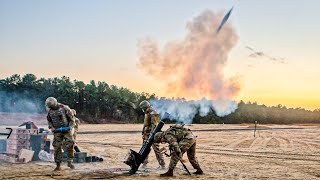 120mm Mortar Live Fire  US Army  MFA [upl. by Kcirederf760]