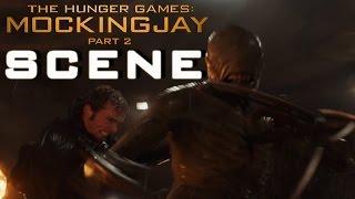 Mockingjay Part 2  Sewer Scene and Death of Finnick in Full HD [upl. by Kendrick98]