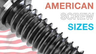 American Screw Sizes Explained [upl. by Shuman699]