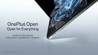 OnePlus Open  Launch Event [upl. by Ailsun]