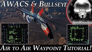 DCS FA18C Hornet  Air to Air Waypoint amp AWACS Tutorial  Increase Your SA [upl. by Kassey]