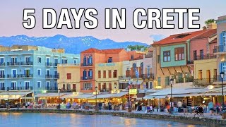 Crete Greece ULTIMATE 5 Day Travel Guide 🇬🇷 [upl. by Adnotal]