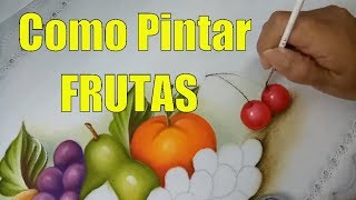 Tutoriales De Pintura  Como Pintar Frutas [upl. by Haimarej898]