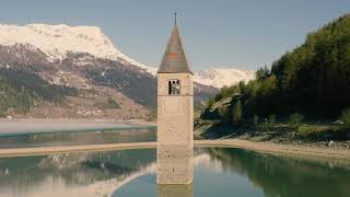 Breathe in breathe out Reschensee  Lago di Resia  Reschensee Lake Südtirol [upl. by Selegna499]