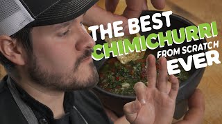 The BEST Chimichurri Recipe From Scratch  SWTY [upl. by Anirroc]