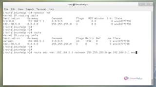 Linux Route Add Command with examples [upl. by Lakin]