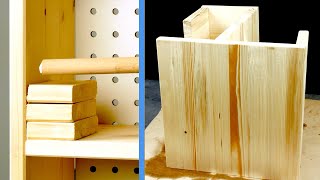 Top 10 Videos – Unbelievably Simple DIY Wood Projects [upl. by Trik]