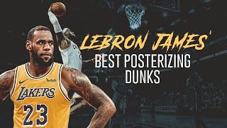 LeBron James Unbelievable Posterizing Dunks [upl. by Sosthina]