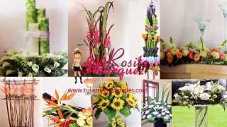 Arreglos florales naturales Hermosos y sencillos de hacer [upl. by Ennovyhc]