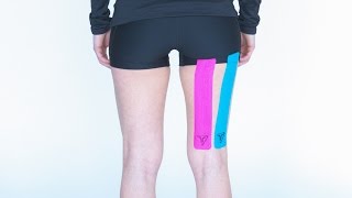 TRUETAPE Hamstrings  Hinterer Oberschenkel tapen Anleitung [upl. by Marigolda]