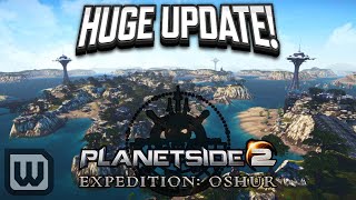 Planetside 2 Oshur Update  Massive Battles amp WaterCombat Gameplay [upl. by Acirretahs337]