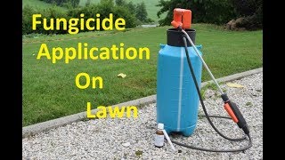 Fungicide Application on Lawn [upl. by Carmita752]