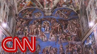 Experts protect elaborate art in Sistine Chapel [upl. by Eiramasil]