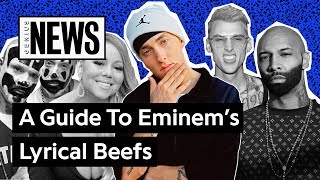 A Timeline Of Eminem’s Lyrical Beefs  Genius News [upl. by Albric620]