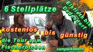 kostenlose  günstige Stellplätze in Deutschland 💥 mit dem Wohnmobil unterwegs an der Unterweser 💥 [upl. by Uile]