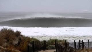 Huge Hurricane Sandy Waves [upl. by Reis]