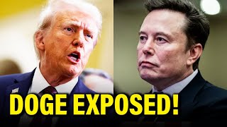 YIKES Trumps OWN Data Exposes Musk DOGE SCAM [upl. by Ecirehs]