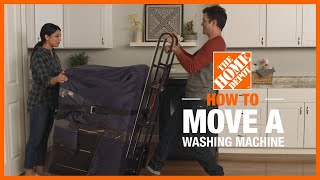 How to Move A Washing Machine  Washers amp Dryers  The Home Depot [upl. by Margette826]