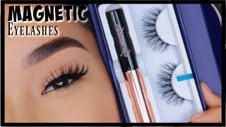 How To Apply MAGNETIC EYELASHES [upl. by Annohsal]