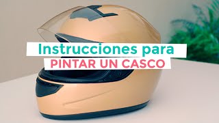 Cómo pintar un casco de moto [upl. by Sherris362]