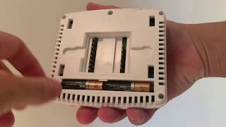 How To Replace the Batteries in Your Thermostat [upl. by Shepp849]