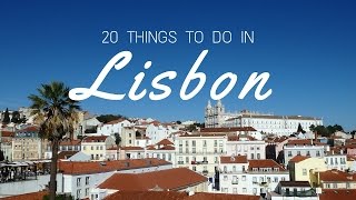 LISBON TRAVEL GUIDE  Top 20 things to do in Lisbon Portugal [upl. by Idnarb]