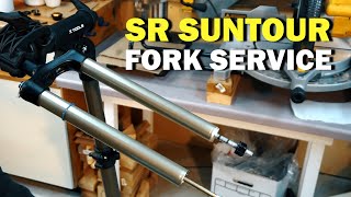 SR Suntour Fork Service in 6 Easy Steps [upl. by Nylla]