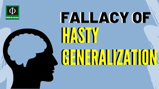 Hasty Generalization [upl. by Nortal]