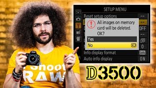 Nikon D3500 Users Guide  Tutorial for Beginners How to set up your camera [upl. by Bette289]