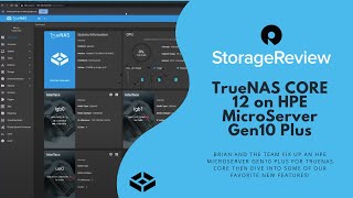 TrueNAS CORE 12 on HPE MicroServer Gen10 Plus [upl. by Sheilah]