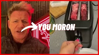 Gordon Ramsay Reacts To Tiktok Cooking Videos Part 2  Tiktok Compilations ramsayreacts [upl. by Ayotnahs]