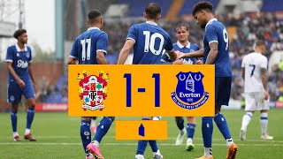 TRANMERE 11 EVERTON XI  Preseason highlights [upl. by Aztinaj]