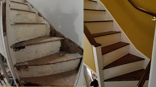 Renovating a 160 year old staircase [upl. by Senilec]