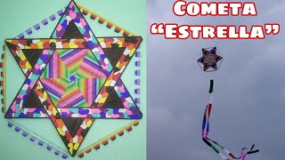 Cómo Hacer un Papalote o Cometa quotEstrellaquot  How to Make Star Kite  Saranggola Star [upl. by Atile]