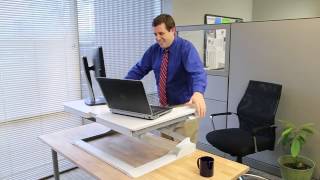 Ergotron WorkFitT It’s So Simple [upl. by Iah]