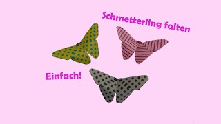 Schmetterling falten papier  sehr einfach [upl. by Karrah]