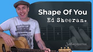 Shape Of You by Ed Sheeran  Acoustic Guitar Lesson [upl. by Sells]