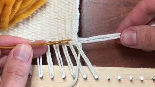 Weaving Tutorial The Hemstitch [upl. by Nodnab]