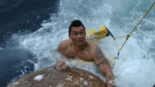 Deckhand Jumps Overboard  Deadliest Catch [upl. by Gipson]