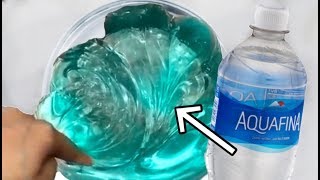 1 INGREDIENT SLIME 💧 ❓ WATER  slime [upl. by Erdreid]