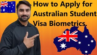 How to book Biometrics Appointment for Australian Student Visa KashifTheTechGuy [upl. by Duax]