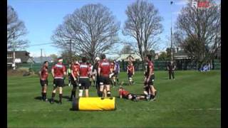 R80 Rugby Coaching Ruck Defence Drill with Scott Robertson [upl. by Akcimehs]